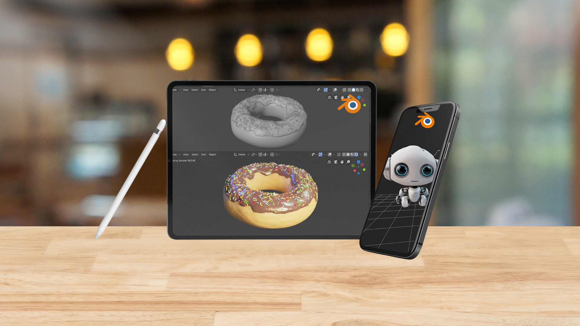 Build 3D Graphics on the Go! Blender coming to Tablets Soon!