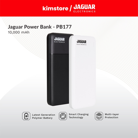 [OPEN BOX] Jaguar Electronics PB177 10000mAh Power Bank Dual USB Output