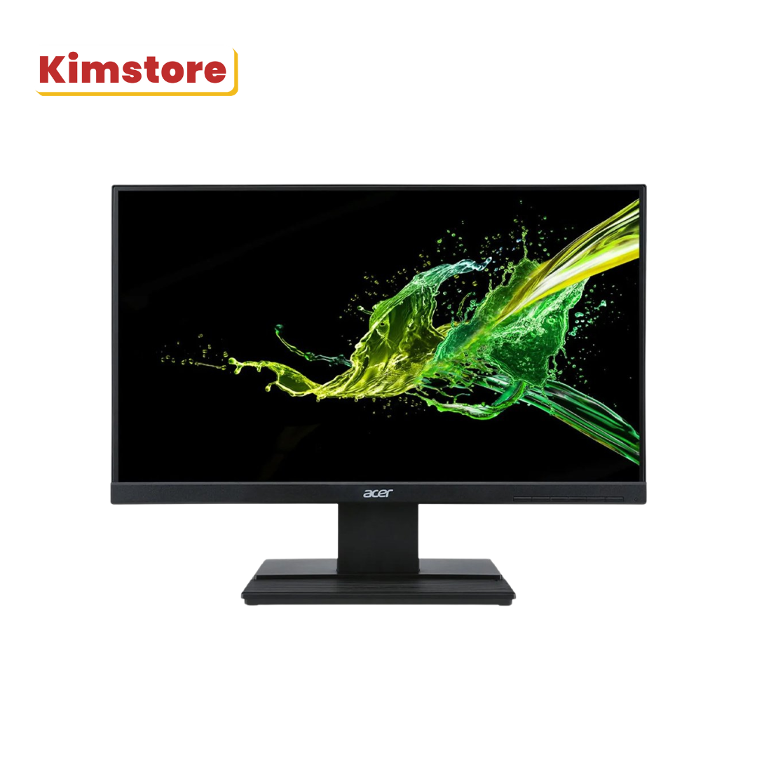 acer v226hql h 21 5h zero frame monitor vga hdmi ports cables included