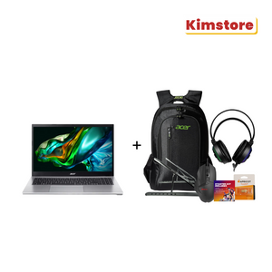 bundle acer aspire lite 15 6 ips fhd amd ryzen 7 5700u 8gb 512gb silver accessories