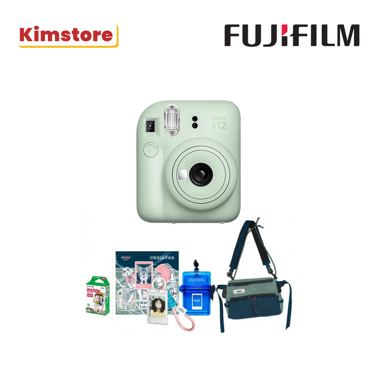 fujifilm instax mini 12 package club kit green
