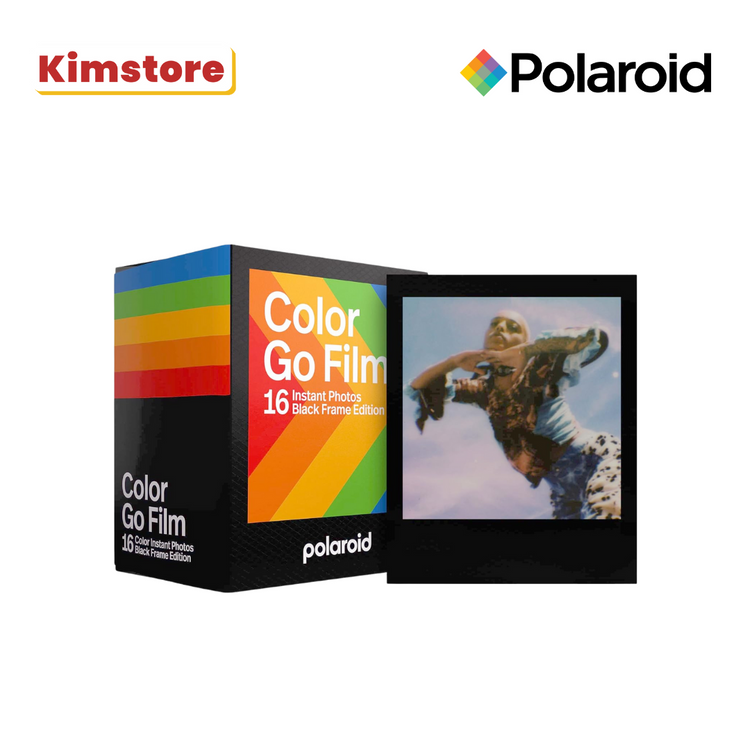 polaroid go film double pack black frame 16 films