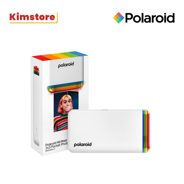 polaroid hi·print 2x3 pocket photo printer gen 2 white