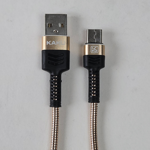 kaku fengmang ksc 069 type lightning charging/data metal cable black