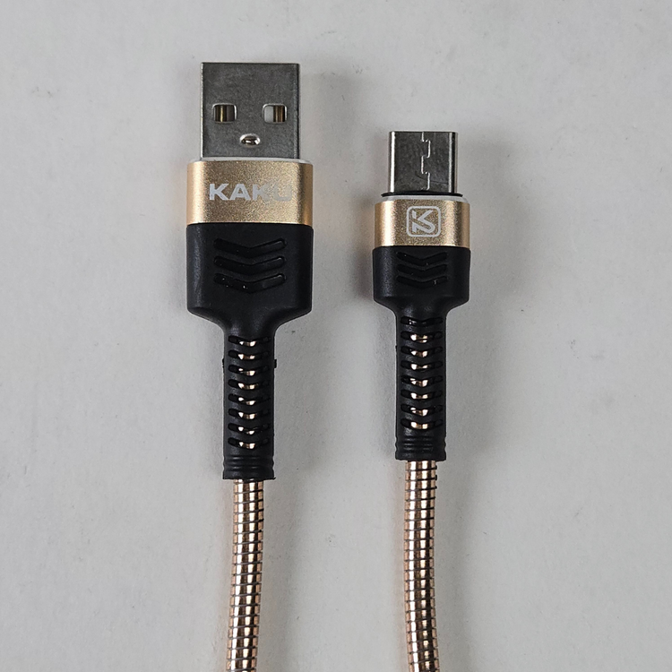 kaku fengmang ksc 069 type lightning charging/data metal cable black