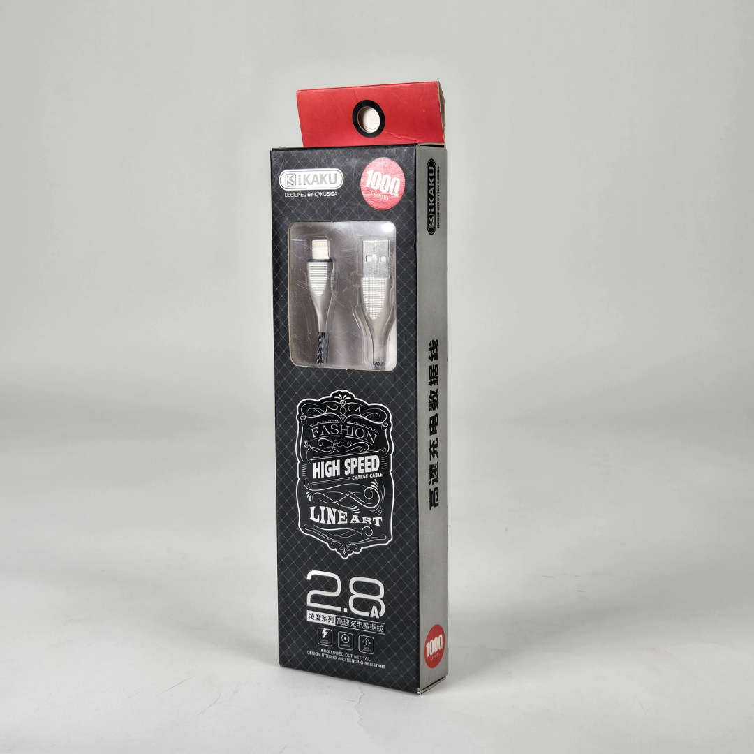 kaku high speed 2.8a 1000mm lightning dark grey