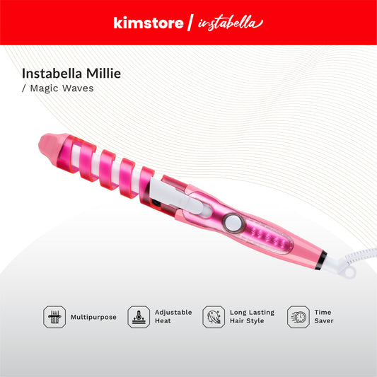 [OPEN BOX] Instabella Millie Magic Waves HC-478 – Rose Pink W/O Official box