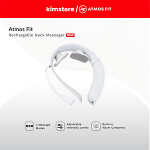 atmos fit rechargeable neck massager white