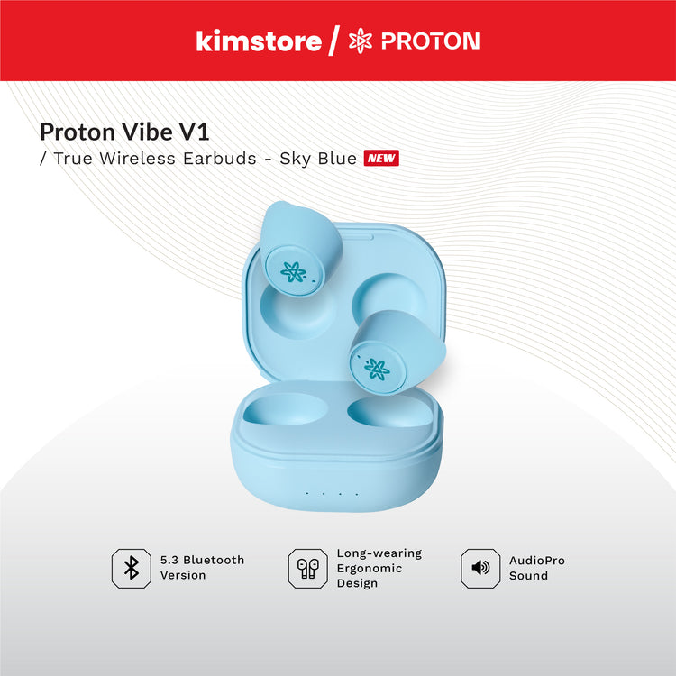 proton vibe v1 tws earbuds sky blue