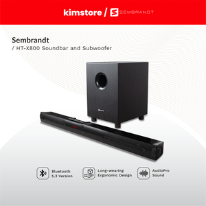 sembrandt ht x800 soundbar and subwoofer black