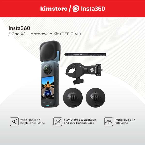 Insta360 X3 モーターサイクルキットおまけ多数