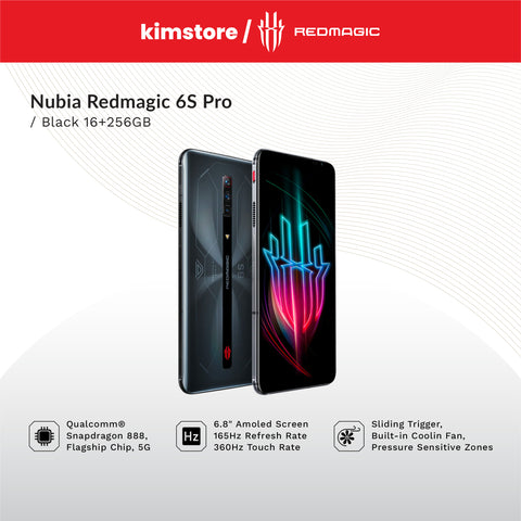 NUBIA RedMagic 6S Pro (16gb/256GB) - Black + NUBIA TWS Gaming Earbuds