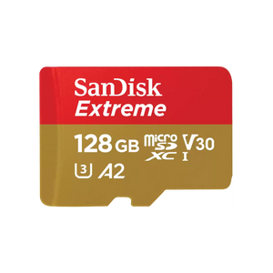 sandisk extreme microsdxc sqxaa 128gb v30 u3 c10 a2 uhs i 190mbs r 90mbs