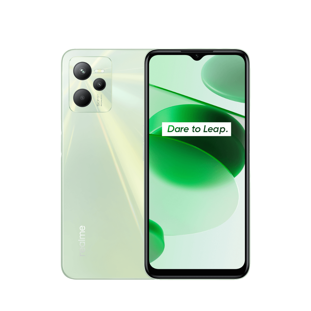 realme c35 4gb/64gb glowing green