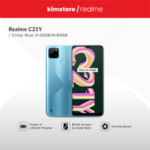 realme c21y 4gb64gb blue