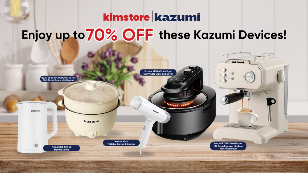 Cook Up a Storm with Up to 70% OFF your Favorite Kazumi Appliances ...