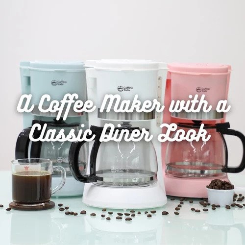 A Coffee Maker with a Classic Diner Look
