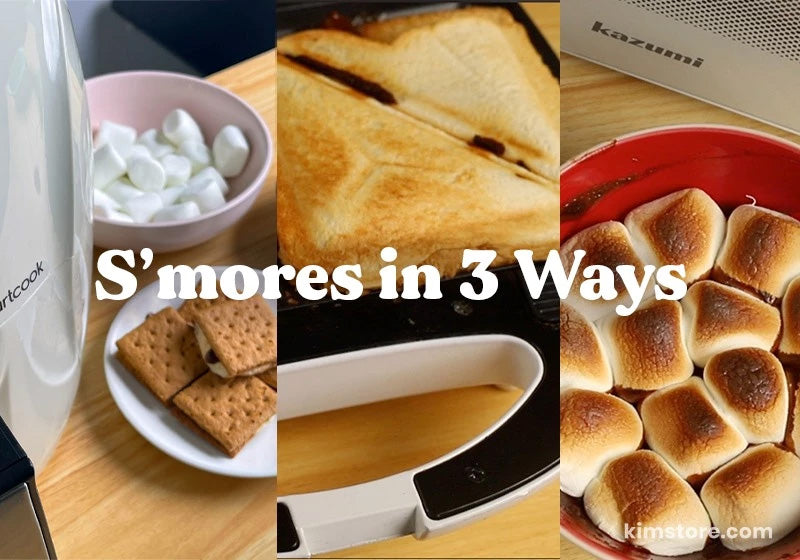 Smores in 3 Ways