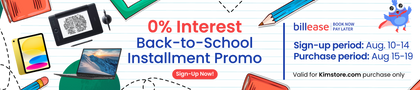 Back to School Installment Promo
