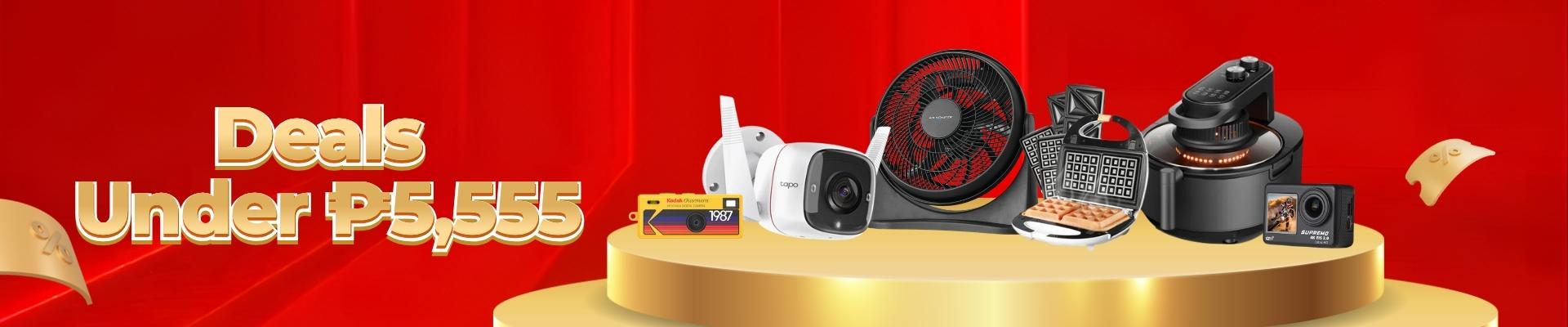 Deals Under ₱5,555