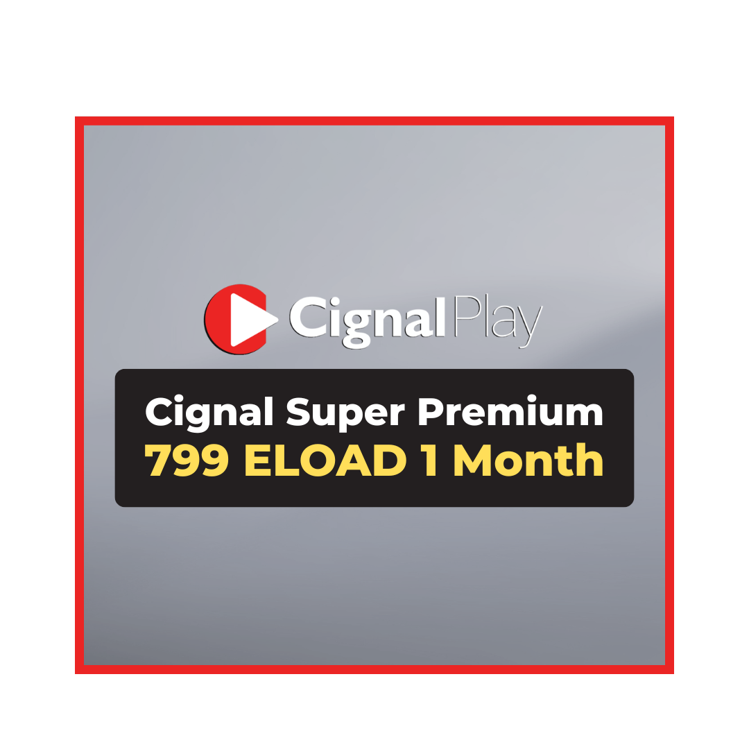 Cignal Super Premium+ E-Load
