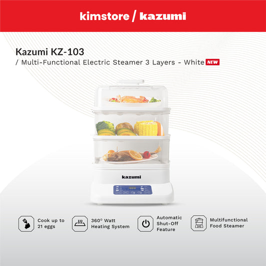 Kazumi KZ-103 Multi-Functional Electric Steamer 3 Layers 800W