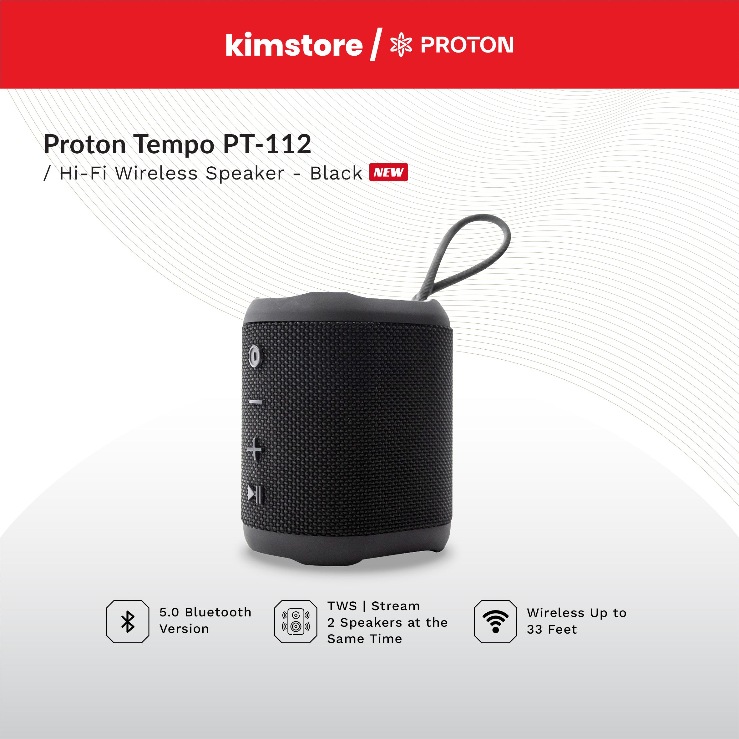 PROTON Tempo PT-112 Hi-Fi Wireless Speaker