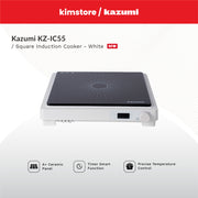 kazumi kz ic55 square induction cooker white