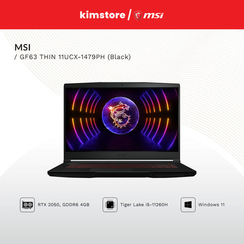 MSI GF63 Thin (Black)