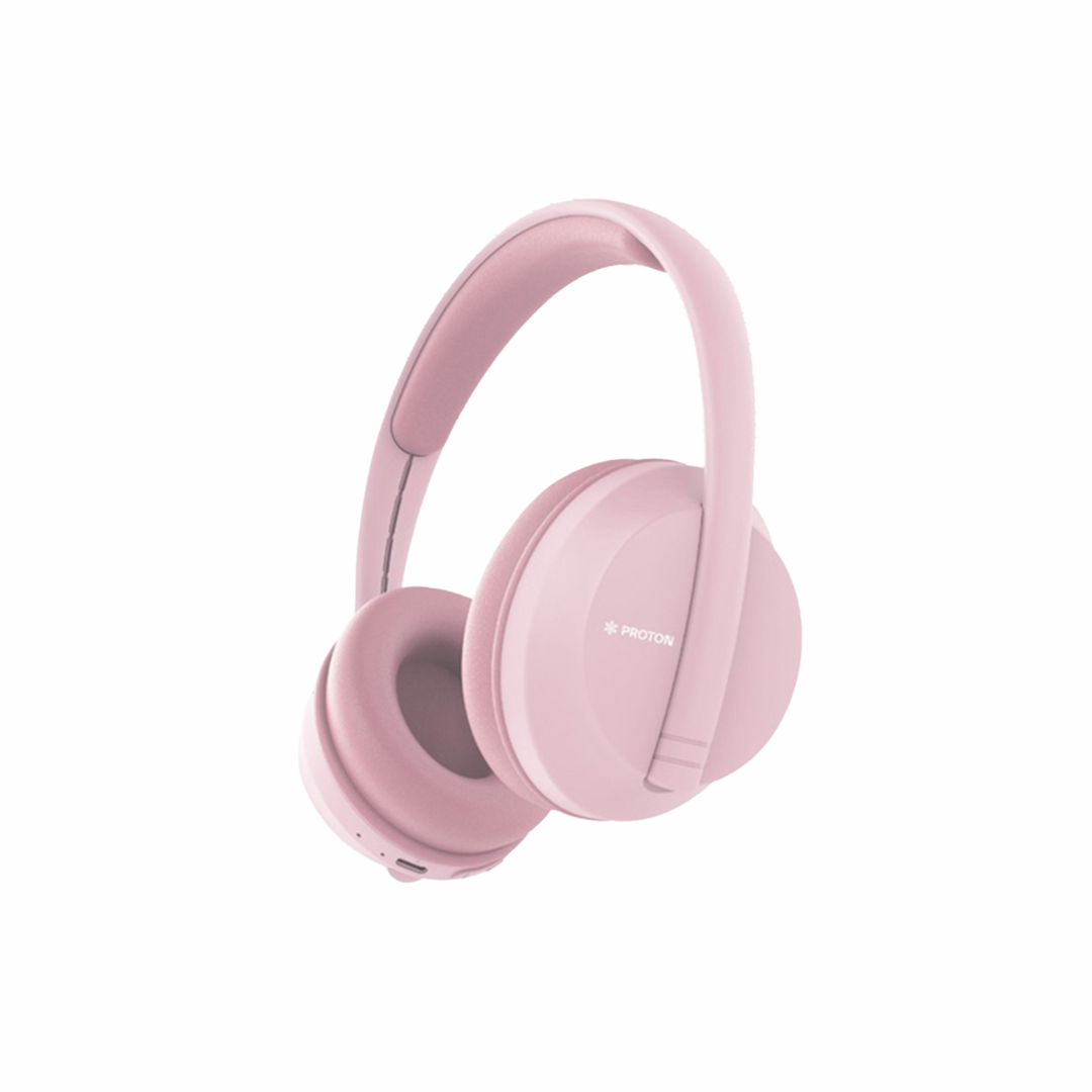 proton kozy bt wireless headphone pink