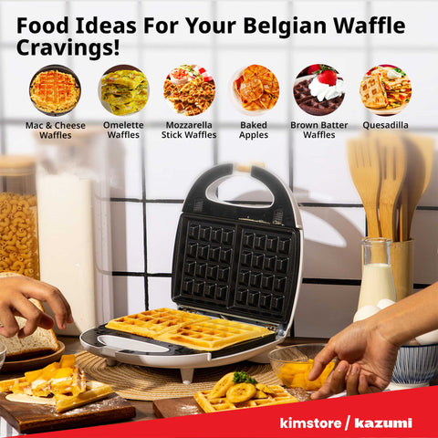 KAZUMI KZ-305 Belgian Waffle Maker