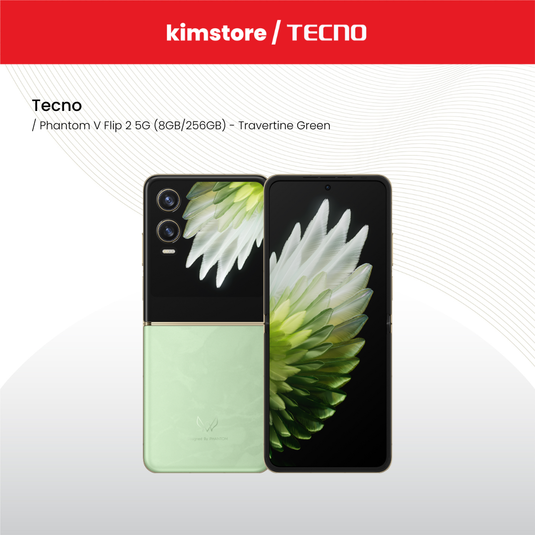 tecno phantom v flip 2 5g 8gb256gb travertine green