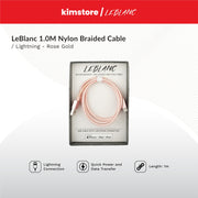 LE BLANC Nylon Braided Cable 1.0m