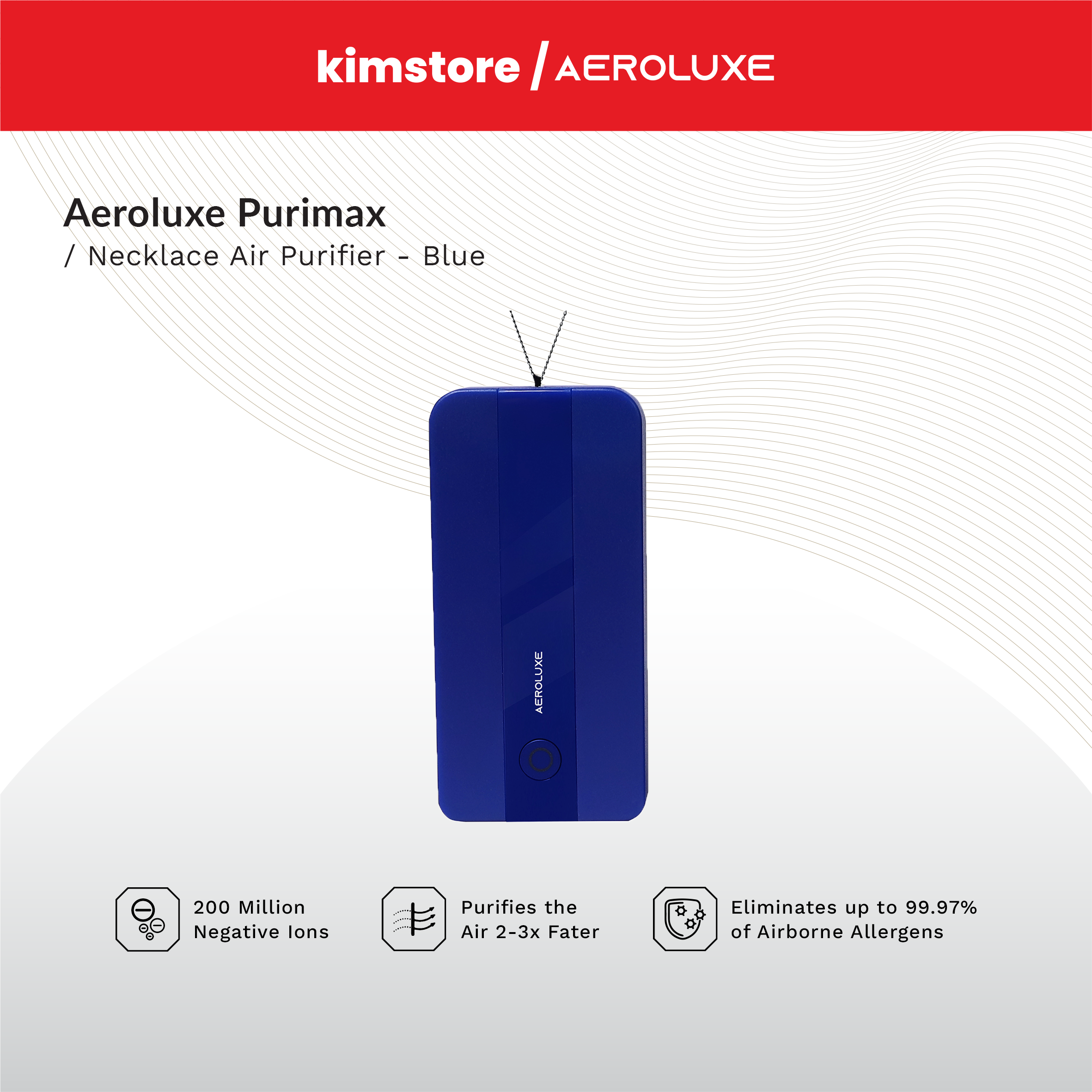 [Open Box] [B] Aeroluxe PuriMax Necklace Purifier