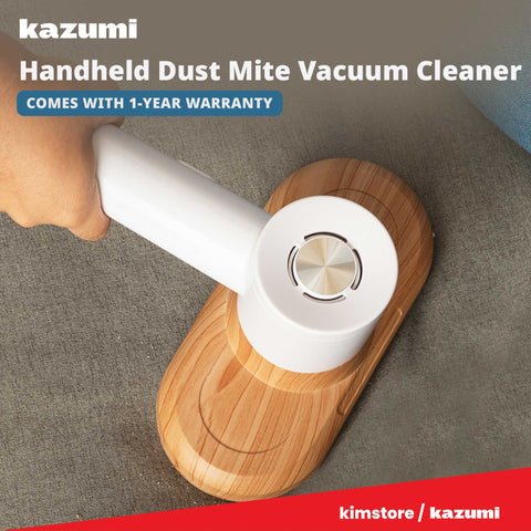 Kazumi KZ24 Dust Mite Vacuum Cleaner with Coastal Wood Accent