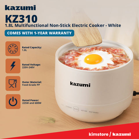 Kazumi KZ-310 1.8L Multifunctional Non-Stick Electric Cooker