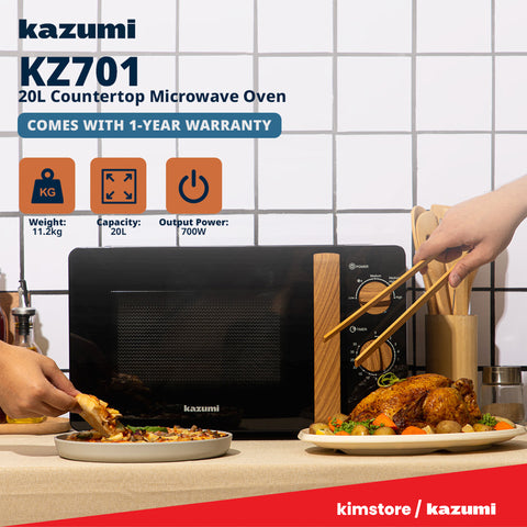 KAZUMI KZ701 20L Countertop Microwave Oven