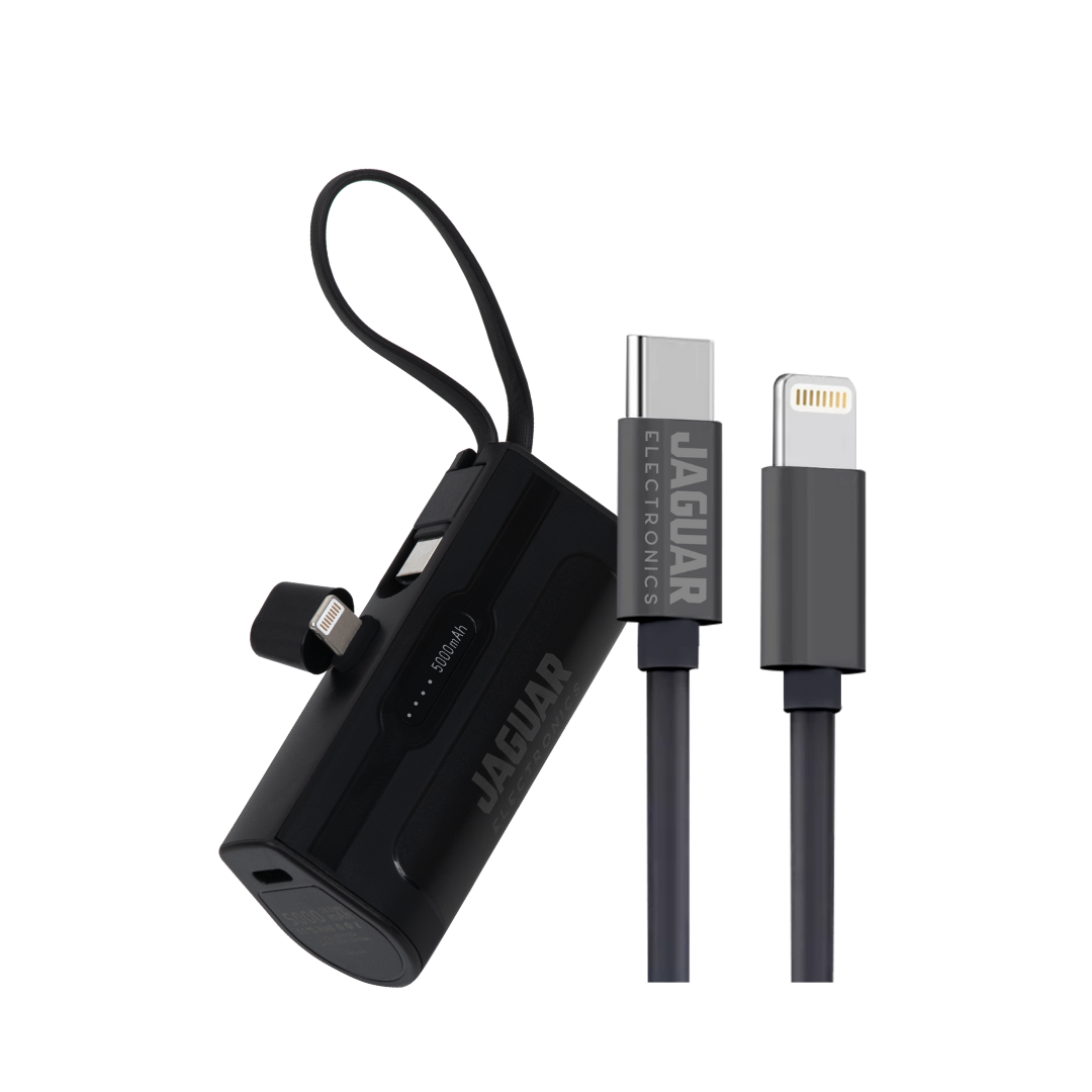 [Bundle] Jaguar Electronics PB150 Mini Plug In Power Bank + Cable