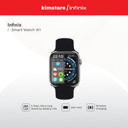 infinix smart watch w1 black