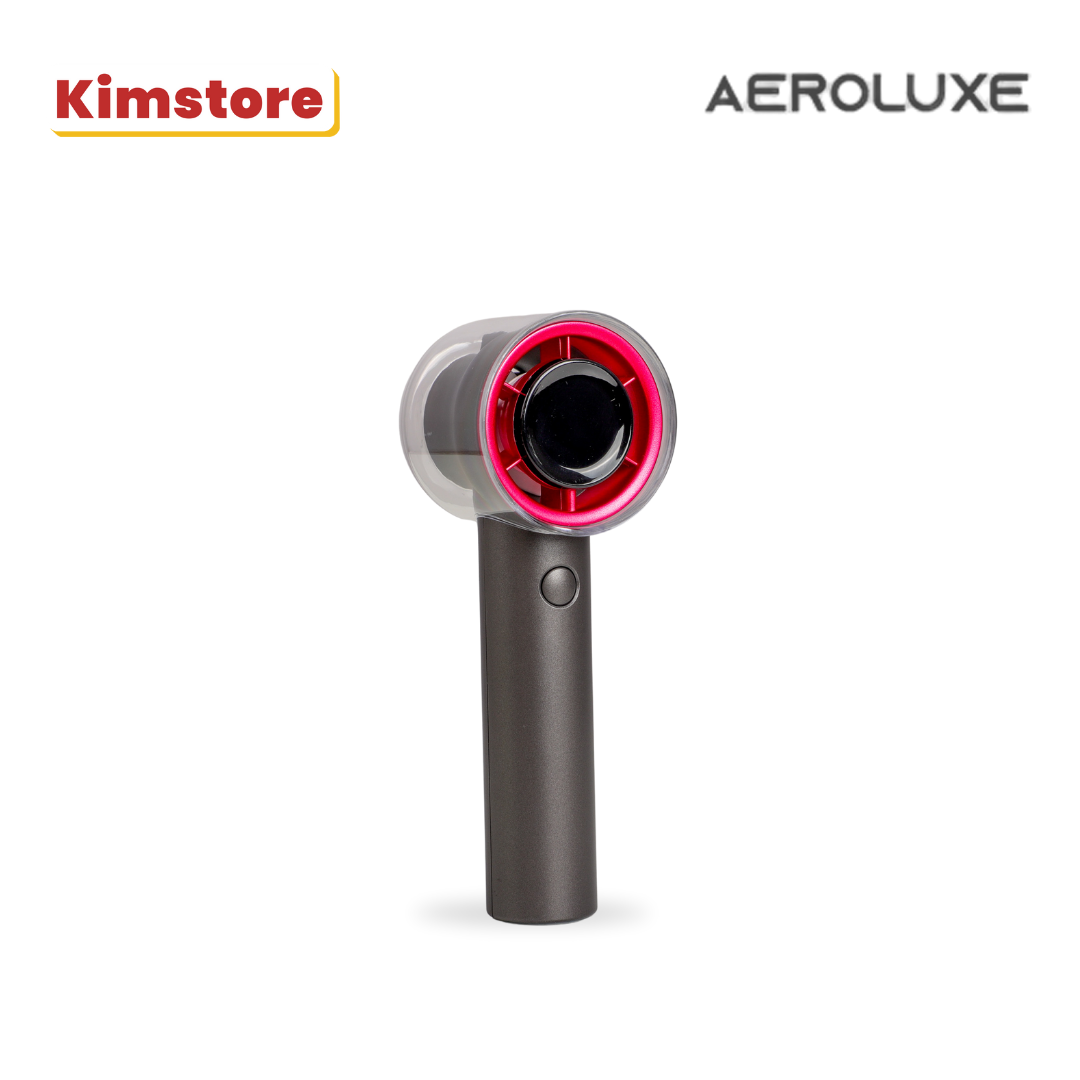 aeroluxe handheld fan gray