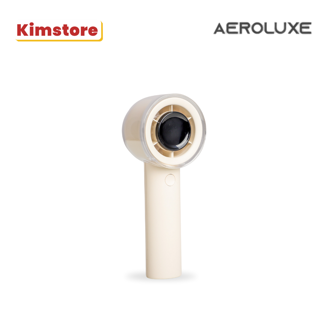 aeroluxe handheld fan white