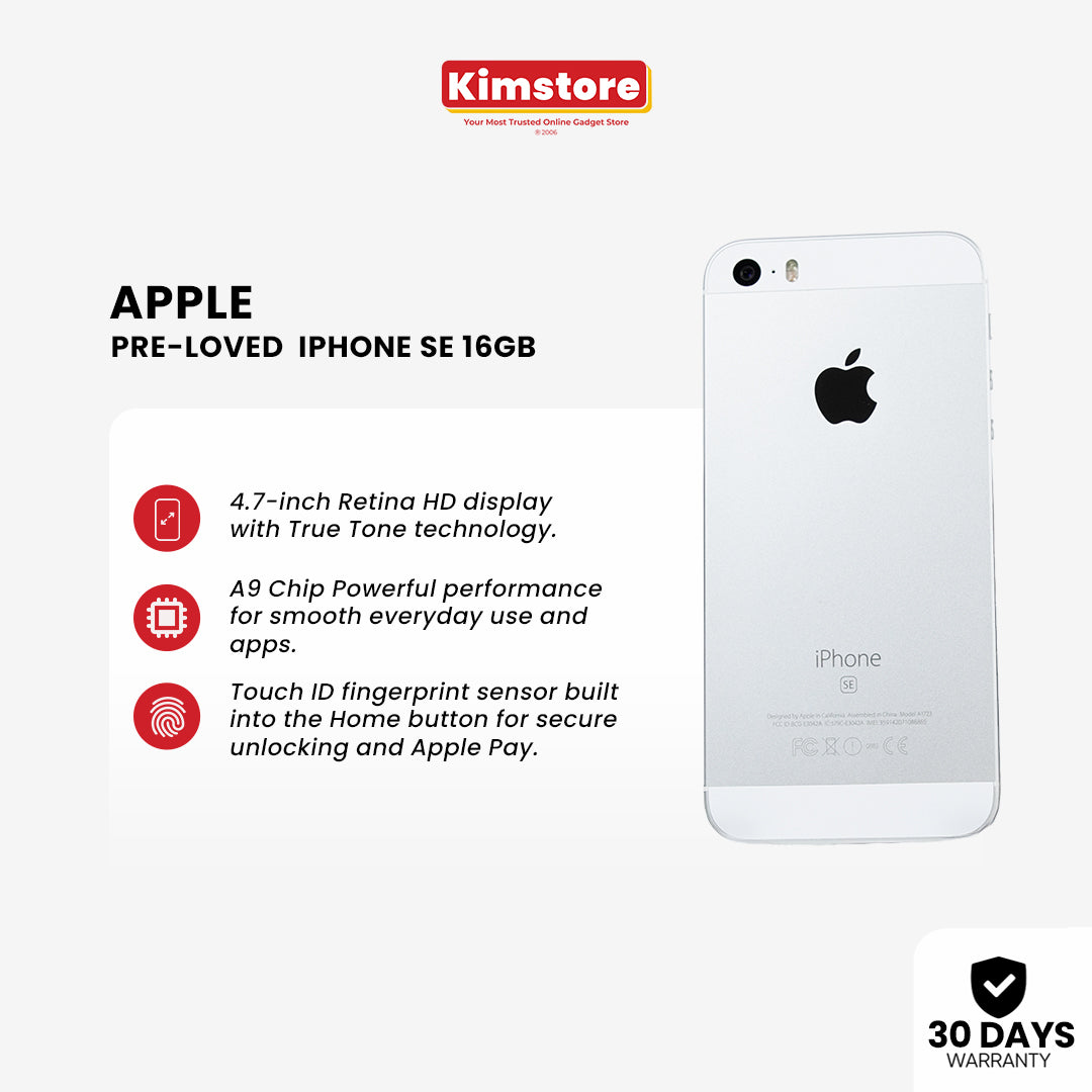 [2nd Hand] [Good] Apple iPhone SE