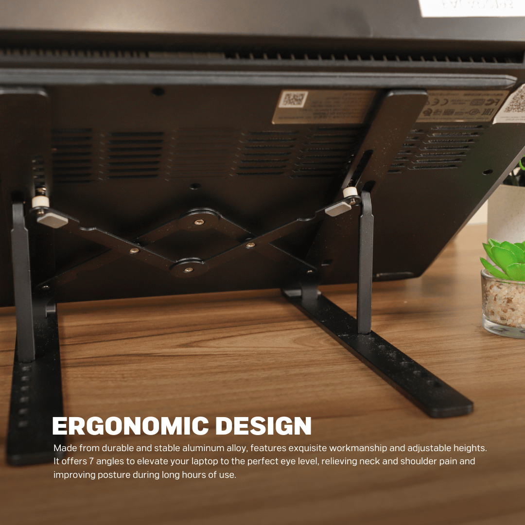 Jaguar Electronics PR20 Aluminum Alloy Adjustable Laptop Stand