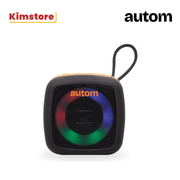 autom au 911 wireless bluetooth speaker with rgb light black
