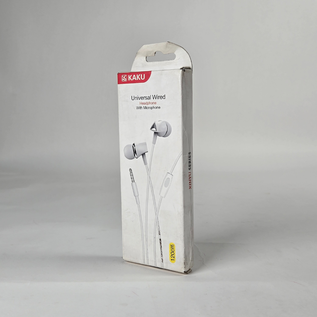 Kaku Xinyu KSC-205 Wired Earphones w/ Soft Silicon Earplugs 1.2m