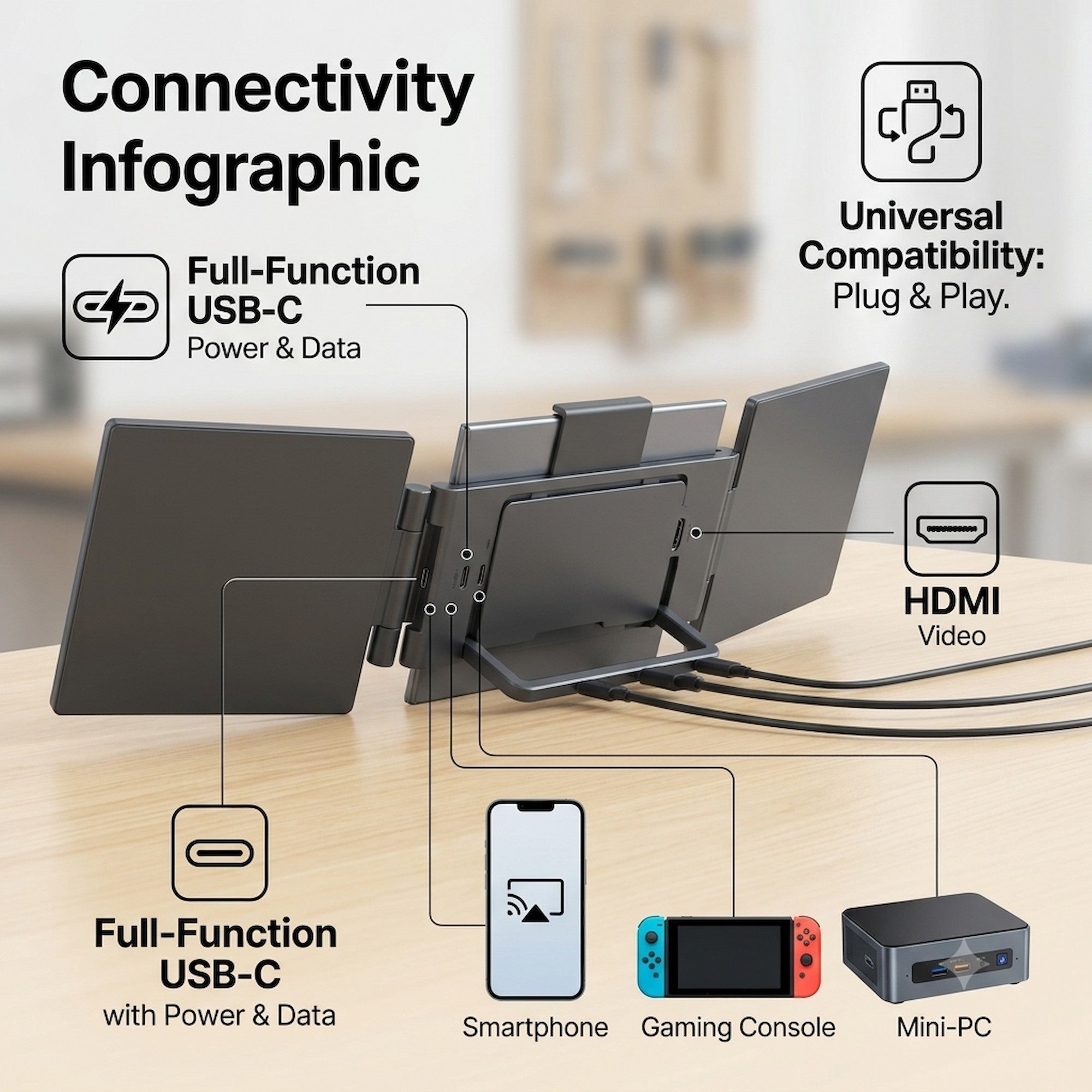 Adreamer Portable Monitor Arie 1401D [Pre-Order]