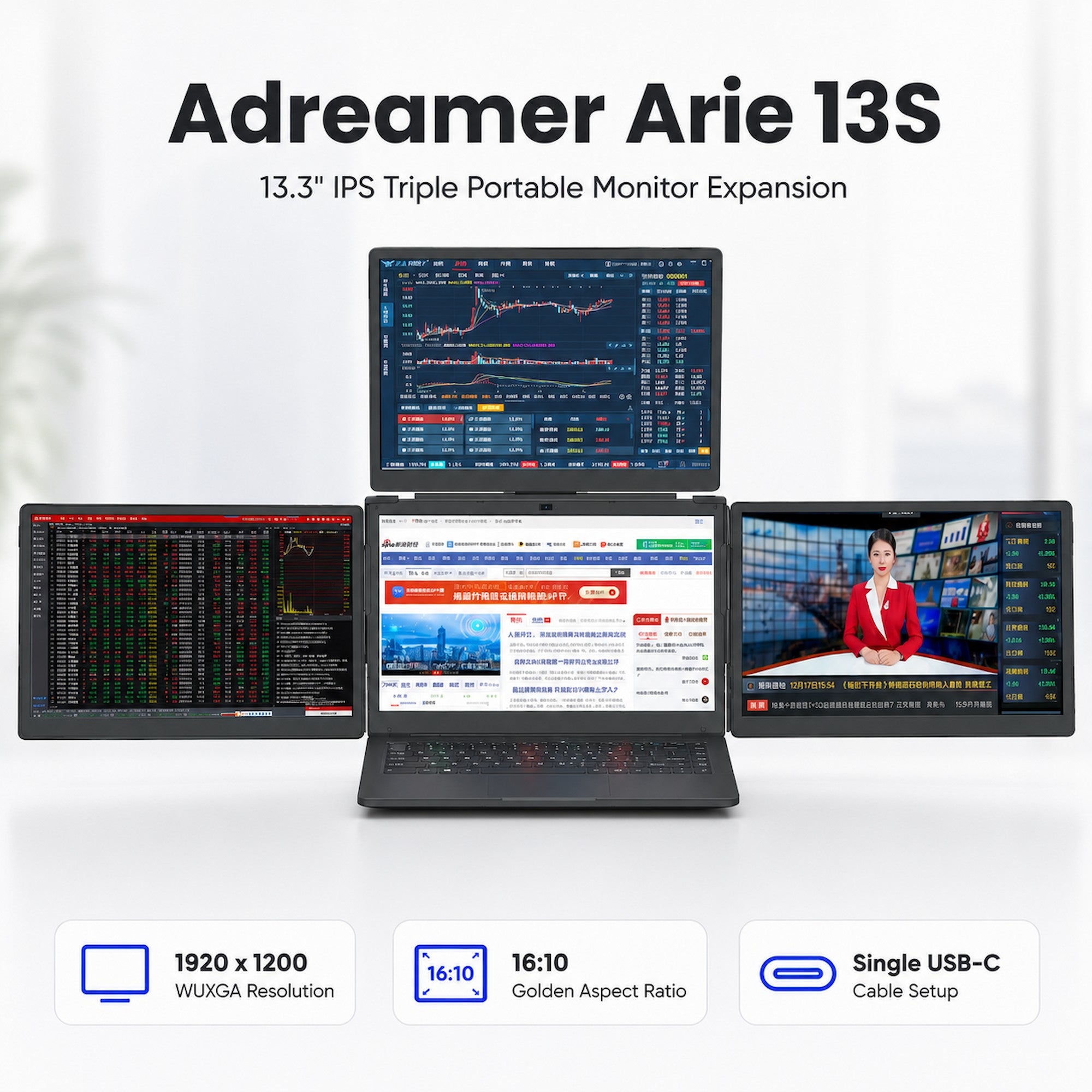 Adreamer Portable Monitor Arie 13S [Pre-Order]