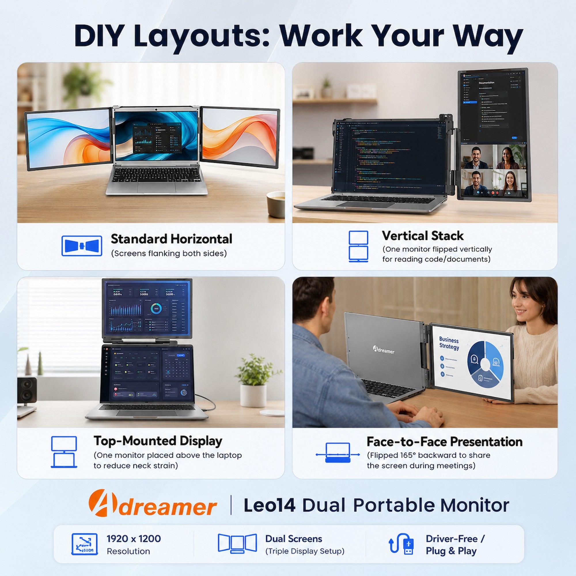 Adreamer Portable Monitor Leo 14 [Pre-Order]