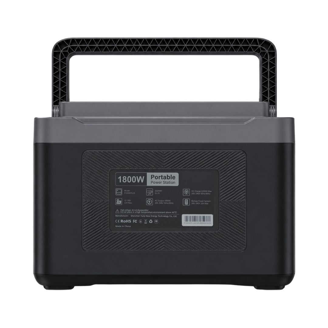 Oukitel P1000E Plus 1024Wh/1800W Portable Power Station with 4 AC Outlets