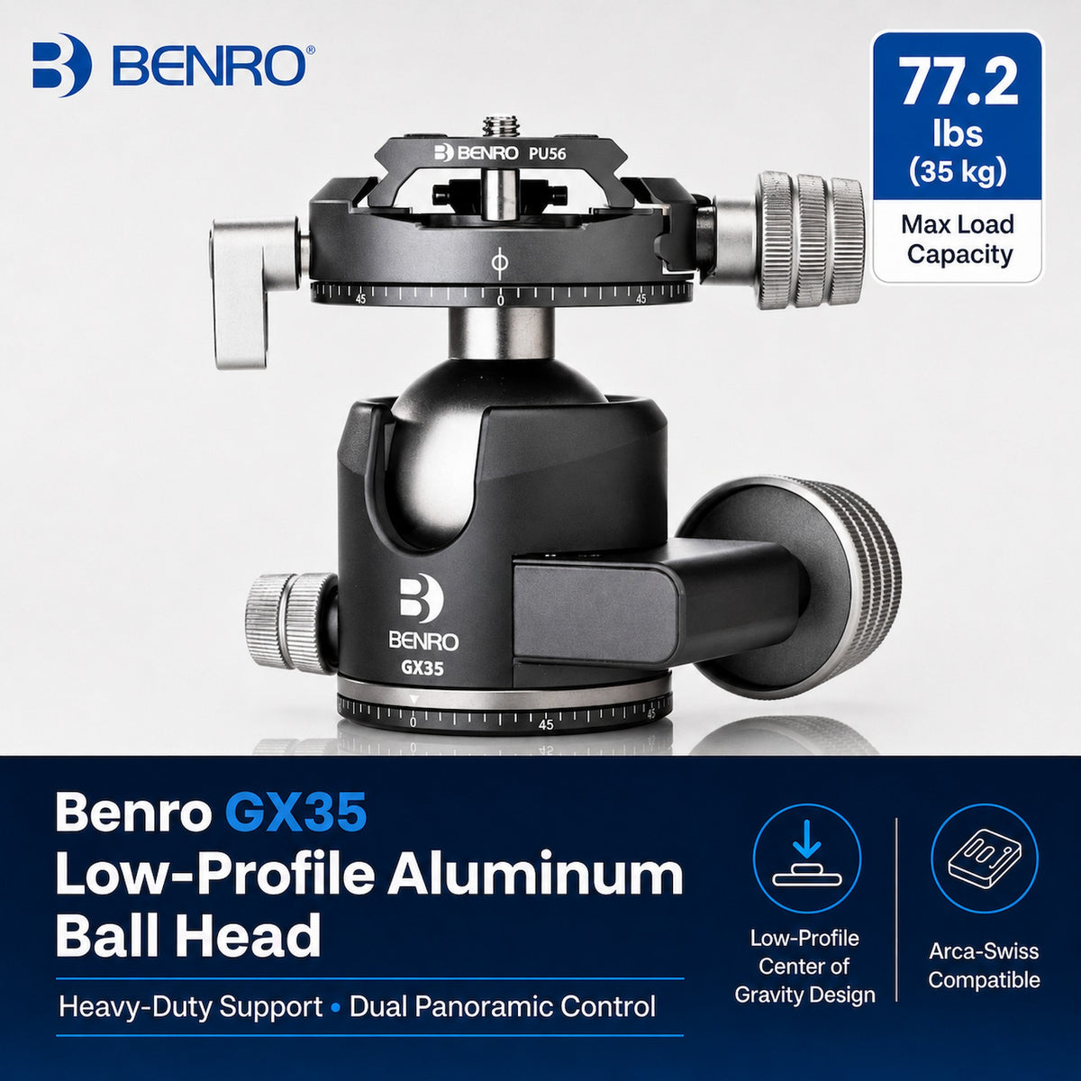 Benro GX35 Aluminum Head [Pre-Order]
